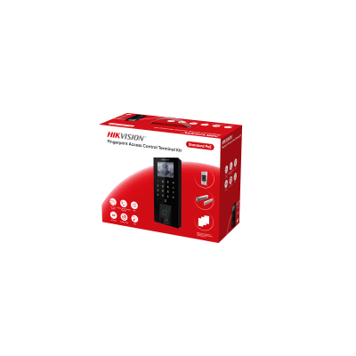 [DS-KAS807] Kit Terminal Control Acceso Biométrico DS-KAS807 / Reconocimiento Facial y Huella Digital / 2.4" LCD / 5000 Huellas + 5000 Tarjetas / IP65 / Wi-Fi + PoE / Cerradura Magnética 272 kg / Botón Touchless