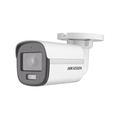 [DS-2CE10KF0T-FS] [ColorVu] Bala TURBOHD 3K (5 Megapixel) / Lente 2.8 mm / Micrófono Integrado / Luz Blanca 20 mts / Exterior IP67 / dWDR / 4 Tecnologías