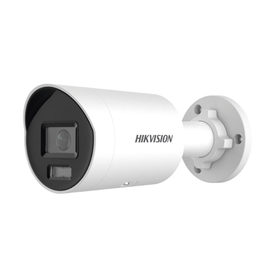 [DS-2CD2047G2H-LIU] [Dual Light + ColorVu] Bala IP 4 Megapixel / Lente 2.8 mm / 40 mts IR + 40 mts Luz Blanca /  Microfono Integrado / Exterior IP67 /   WDR 130 dB / ACUSENSE / Captura Facial /  PoE / ACUSEARCH
