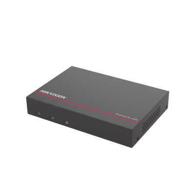 [DS-E04NI-Q1/4P/1T] NVR + eSSD / 4 Megapixel / 4 Canales IP / 4 Puertos PoE+ / eSSD de 1 TB / ACUSENSE / Diseño Compacto y Cero Ruido