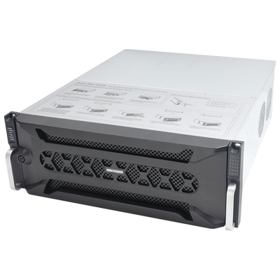 [DS-96128NI-I24] NVR 12 Megapixel (4K) / 128 canales IP / 24 Bahías de Disco Duro / 4 Puertos de Red / Soporta RAID con Hot Swap / NVR de Alto Desempeño 