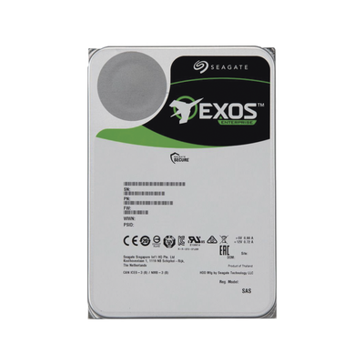 [ST10000NM018B] Disco Duro 3.5" 10TB Exos / 7200 RPM / SAS / Alto Rendimiento / Recomendado para DS-A82024D