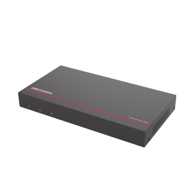 [DS-E08NI-Q1/8P/1T] NVR + eSSD / 4 Megapixel / 8 Canales IP / 8 Puertos PoE+ / eSSD de 1 TB / ACUSENSE / Diseño Compacto y Cero Ruido
