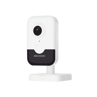 [DS-2CD2423G2-IW(W)] Cubo IP de 2 Megapixel / Lente 2.8 mm / WiFi / H.265+ / 10 mts IR EXIR / Micrófono y Bocina Integrada (Audio de Dos Vías) / ACUSENSE Lite / Interior / Se Conecta Directo a la App Hik-Connect / Micro SD / dWDR / PoE