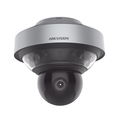 [DS-2DP8A440IXG-LEF/416(F0)(B)] Domo PanoVu series / Vista Panorámica 180° / 4 Lentes de 4 Megapixel + PTZ 4 Megapixel de 40X Zoom / Posicionamiento 3D / IP67 / IK10 / WDR 120 dB / EIS / Autoseguimiento / 250 mts IR / 36 VCD