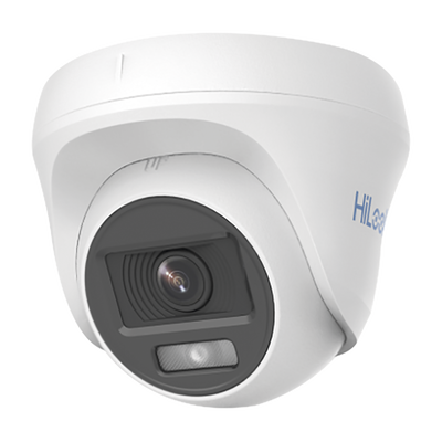 [THC-T129-P] Turret TURBOHD 1080p / Imagen a Color 24/7 / Lente 2.8 mm / ColorVu Lite / Luz Blanca 20 mts / Uso en Interior / Policarbonato