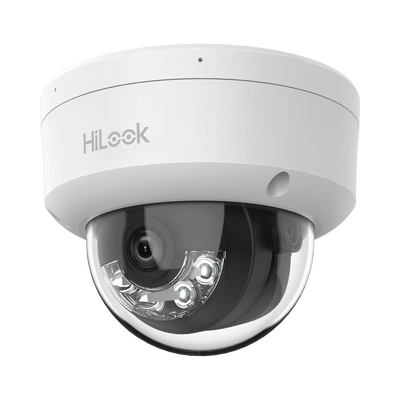 [IPC-D120HA-LUC] [Dual Light] Domo IP de 2 Megapixel (1080p) / Lente 2.8 mm / 20 mts IR + 15 mts Luz Blanca / Micrófono Integrado / ACUSENSE Lite / Uso en interior / PoE / dWDR / H.265+ / ONVIF