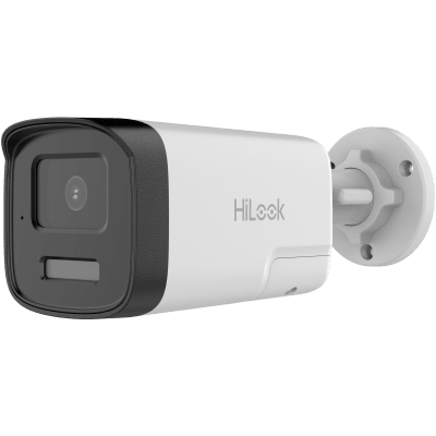 [THC-B257-LTS] [Audio Bidireccional + Dual Light + ColorVu] Bala TURBOHD 3K (5 Megapixel) / Lente 2.8mm / 40 mts IR EXIR + 40 mts Luz Blanca / Micrófono y Bocina Integrado / Exterior  IP67 / Metal / dWDR 