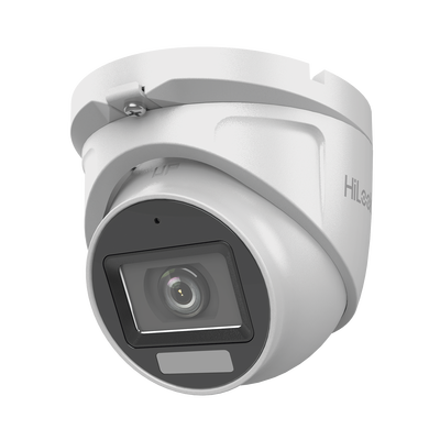 [THC-T127-LMS] [Dual Light + ColorVu] Turret TURBOHD 2 megapixel / 30 mts IR + 20 mts luz blanca/ Lente 2.8 (100° de Visión) / Exterior IP66 / Audio por Coaxitron / TVI-AHD-CVI-CVBS / Metal / Smart-Hybrid light