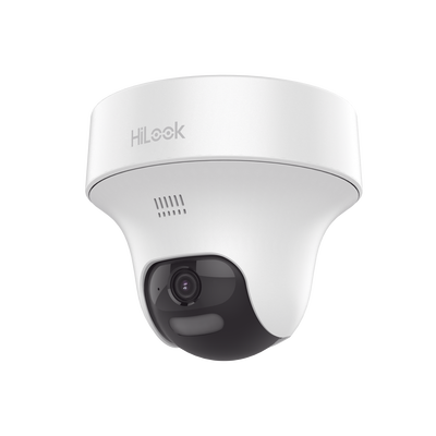 [THC-T157-PTLTS] [Audio Bidireccional + Dual Light + ColorVu] PT TURBOHD 3K (5 Megapíxel) / Lente 3.6 mm / 25 mts IR EXIR + 20 mts Luz Blanca / Micrófono y Bocina Integrado  / dWDR / Uso Interior / Plástico