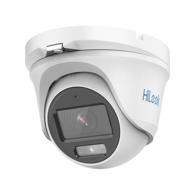 [THC-T129-MS] [ColorVu] Turret TURBOHD 1080p / Imagen a color 24/7 / Lente 2.8 mm / Micrófono Integrado / Luz Blanca 20 mts / IP66 / Metálica
