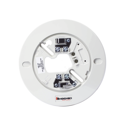 [NS6-100] Base Para Detector Convencional Hochiki, Diámetro 6", 2 Hilos, 24 Vcd  (0300-04070 IT), Color Hueso