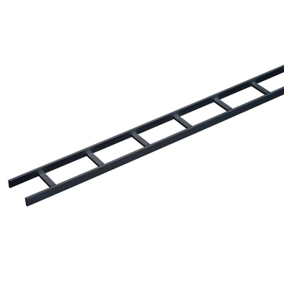 [LSS12BLK] Charola Tipo Escalerilla de Secciones Rectas, 12 in (305 mm) de Ancho, Travesaños a Intervalos de 9 in (229 mm), Tramo de 10 ft (3.05 m), de Acero, Color Negro