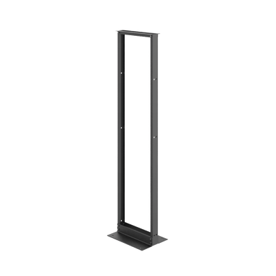 [EDR19FM45U] Rack de Dos Postes Estándar de 19 in, Rieles Numerados y Roscados #12-24, Fabricado en Aluminio, 45 Unidades de Rack, Color Negro