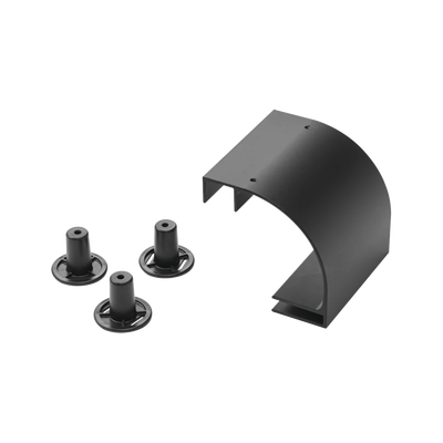 [LRD12BLK] Accesorio de Bajada de Cable, Para Escalerilla de 12 in de Ancho, de Aluminio, Color Negro
