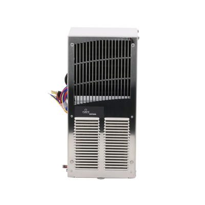 [T150116G152] Aire Acondicionado Compacto Para Exterior, Uso en Gabinetes de Telecomunicaciones de Grado Industrial, Frío T15, 800 BTU, 115 Vca, de Acero Inoxidable 304, Color Gris