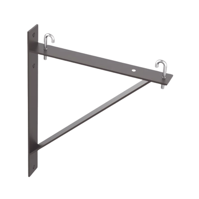 [LTSB12BLK] Kit de Soporte Triangular a Pared, Para Escalerillas de 12 y 6 in de Ancho, de Acero, Color Negro