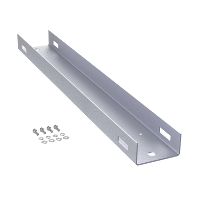 [EPMC12] Montaje de Poste Para Gabinetes OSP ComLine de 1200 mm de alto (25 UR), De Aluminio, Color Negro