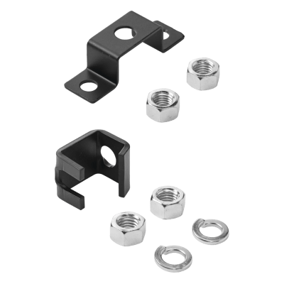 [LCK] Kit de Soporte a Techo, Para Charola Tipo Escalerilla, de Acero, Color Negro