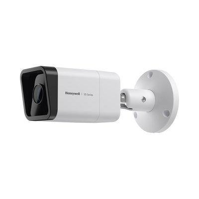 [HC35WB5R2] Bala IP 5 Megapixel / Lente Mot. 2.7 a 13.5 mm / 60 mts IR /  Ultra Baja Iluminación / IP67 / H.265 / IA (Filtro de Humanos y Vehiculos) / Merodeo / Conteo de Personas / PoE / Audio y Alarmas I/O / ONVIF / NDAA / Serie 35 / Honeywell Security