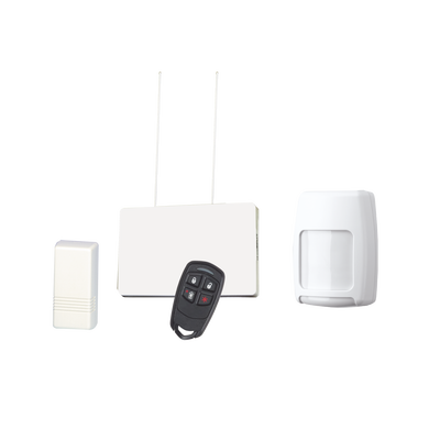 [KITRFHII] Kit de Receptor y Sensores Inalámbricos Para Panel Vista. Magnéticos y de Movimiento mas Control Remoto 