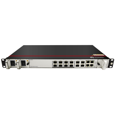 [MA5801-GP08-H3] OLT GPON OptiXAccess 8 Puertos con Módulos C+, 4 Puertos Uplink (10GE/GE), Hasta 1024 ONTs, 2 Fuentes de Alimentación AC, 1 UR