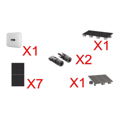 [SUN20004KTKIT] Kit Solar Interconexion  / 4 kW  220Vca / Inversor HUAWEI/ Montaje Incluido  