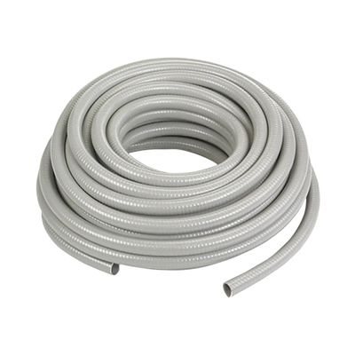 [HUB-G1050] Manguera hermética flexible tipo PolyTuff no metálica, gris de 1/2", 100 pies. Uso comercial/industrial.