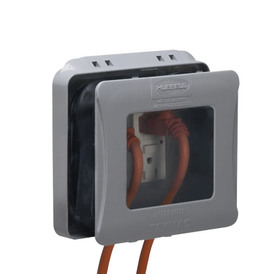 [HUB-ML-2500G] Cubierta Impermeable/ 2 Unidades/ Vertical/ Servicio Pesado/ Expandible/ Color Gris.