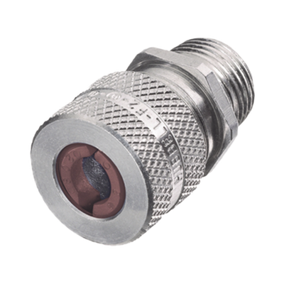 [HUB-SHC-1024] Conector de cable, de aluminio macho recto, .50 - .63 ", 1/2".