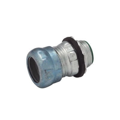 [HUB-2916RT] Conector de Compresión Impermeable Aislado de Acero Galvanizado para Pared Delgada de 1 1/2" .