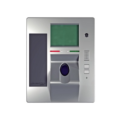 [100-240-200] Terminal Biométrica de Huella con Imagen Multiespectral, Todo Tipo de Huella, Antivandalismo, Pantalla Touch, Cámara 5 Mpx, IDT WallMount