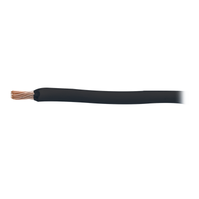 [SLY-316-BLK/100] Cable Eléctrico 16 AWG Color Negro, Conductor de Cobre Suave Cableado. Aislamiento de PVC, Auto-Extinguible. Bobina de 100 Metros (328.08 Pies)