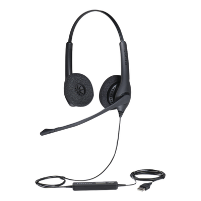 [BIZ-1500-DUO-USB] Jabra Biz 1500 Duo, auricular profesional con cancelación de ruido, ideal para contact center con conexión USB (1559-0159)