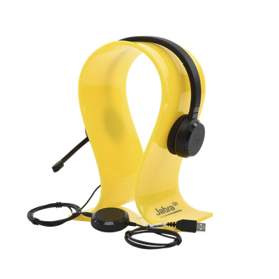 [EVOLVE-30-DUO-MS] Jabra Evolve 30 Duo con conexión USB / 3.5mm, micrófono con cancelación de ruido y controlador en el cable con botones e indicadores LED (5399-823-309)