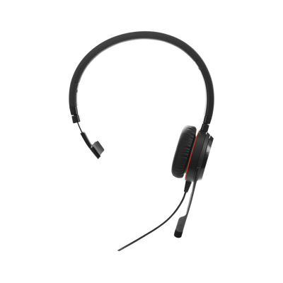 [EVOLVE-30-MONO-UC] Jabra Evolve 30 Mono con conexión USB / 3.5mm, micrófono con cancelación de ruido y controlador en el cable con botones e indicadores LED (5393-829-309) 