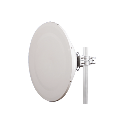 [JRC35DMCB5X] Antena direccional Alto Rendimiento / Parábola profunda para mayor aislamiento al ruido /4 ft / Guía de onda  para radio B5x y C5x / Ganancia de 35 dBi / Soporte de acero inoxidable / Polaridad en 90 ° y 45 ° / Incluye montaje.