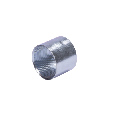[JU-PG-100-COP] Cople 1" (25mm) pared gruesa con rosca galvanizado etiqueta amarilla