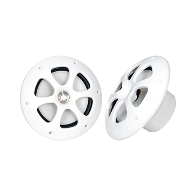 [KFC-1613MRW] Par de altavoces fabricado en grado marinos en color blanco de 6.5"  de 100 W de entrada máxima