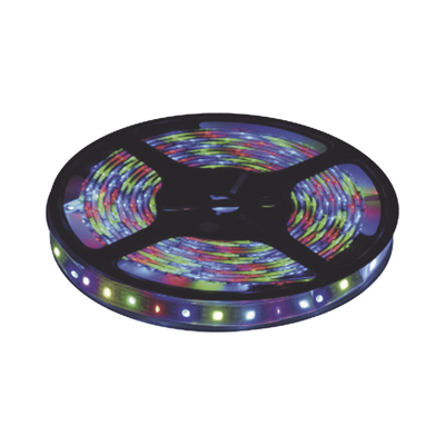 [JLTL-5050-IP20-RGB] Tira Led  Multicolor de 5 m / Uso Interior / Potencia 22 W / 900 lm/ 12 V CD / IP 20 / Necesario transformador (no incluido) 