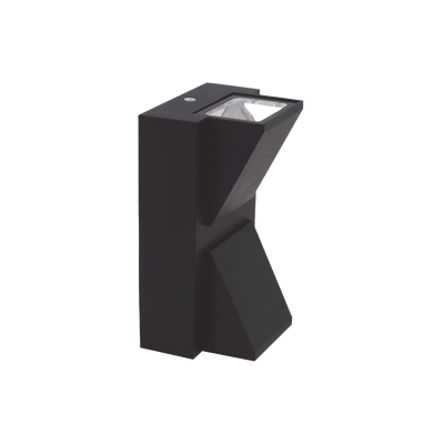 [JPAA-0605] Lámpara Arbotante 6 W 330 lm / Dimensiones 141 x 80 mm / 85 - 265 Vca~ 50/60Hz / Luz Cálida 2 700 K / Uso en exterior IP 54.