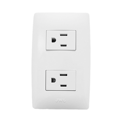 [JTL-B72-23] Contacto Dúplex de 127 V~60 HZ 15 A / Color Blanco.