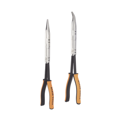 [71402] Juego de 2 Pinzas de Punta Doblada y Punta de Aguja de Gran Alcance 33 cm
